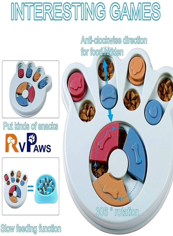 Pups&Pets Dogs Food Puzzle Feeder Toys for IQ Training & Mental Enrichment | Treat Dispenser Toy for Pets (Paw Design) - Image 4
